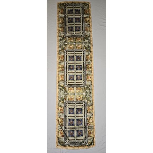 Library of Congress Gallery‎ Collection Silk Scarf Baroque Architectural Print